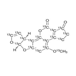 U-[13C17] AflatoxinB1 - Image structure