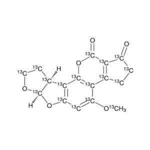U-[13C17] AflatoxinB2 - Image structure