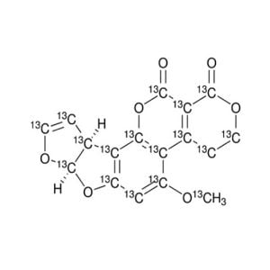 U-[13C17] AflatoxinG1 - Image structure