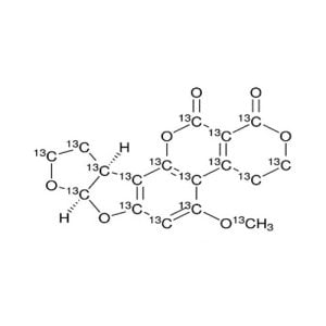 U-[13C17] AflatoxinG2 - Image structure
