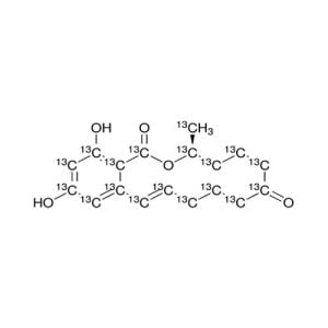 U-[13C18]-Zearalenone - Image structure